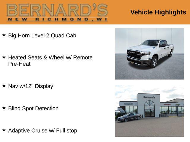 2025 RAM Ram 1500 RAM 1500 BIG HORN QUAD CAB 4X4 64 BOX