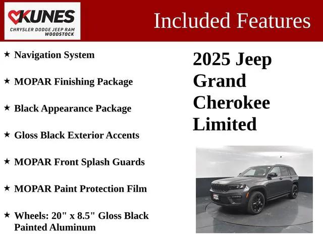 2025 Jeep Grand Cherokee GRAND CHEROKEE LIMITED 4X4 2025 Jeep Grand Cherokee GRAND CHEROKEE LIMITED 4X4