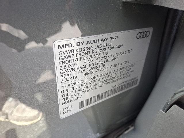 2025 Audi Q3 Premium 45 TFSI S line quattro Tiptronic