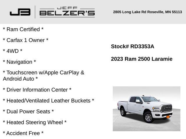 2023 RAM 2500 Laramie Crew Cab 4x4 64 Box