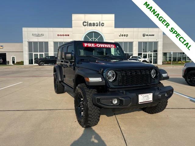 2025 Jeep Wrangler 4-Door Willys 4x4 2025 Jeep Wrangler 4-Door Willys 4x4