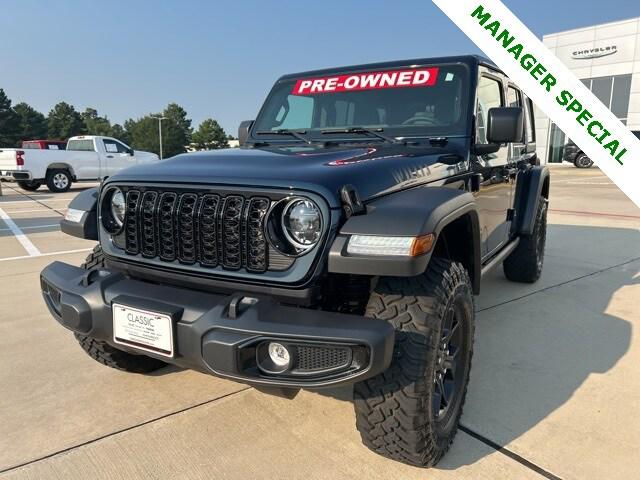 2025 Jeep Wrangler 4-Door Willys 4x4 2025 Jeep Wrangler 4-Door Willys 4x4