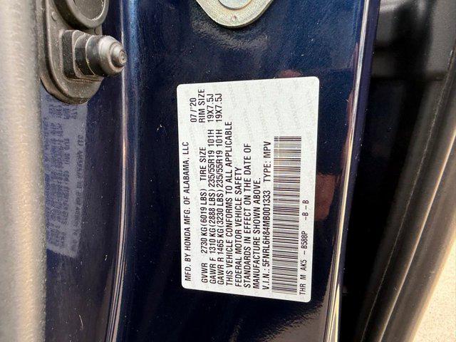 2021 Honda Odyssey Touring