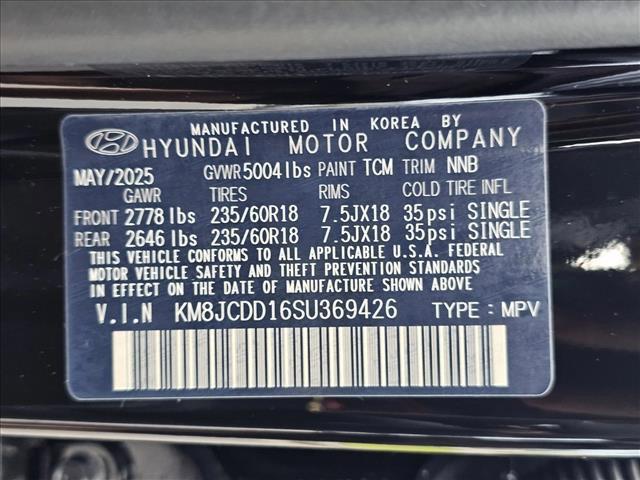 2025 Hyundai Tucson Hybrid SEL Convenience