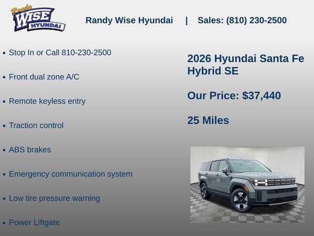 2026 Hyundai Santa Fe Hybrid SE