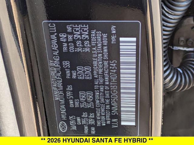 2026 Hyundai Santa Fe Hybrid Calligraphy