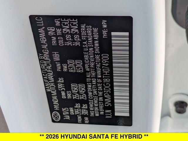 2026 Hyundai Santa Fe Hybrid Limited