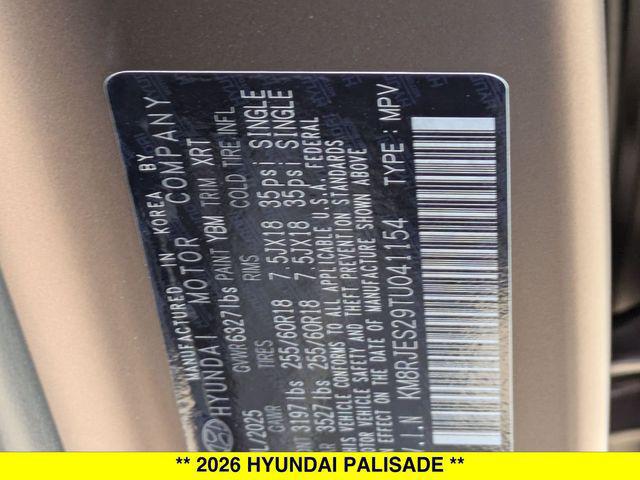 2026 Hyundai Palisade XRT Pro