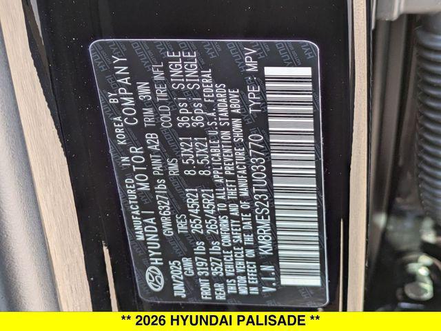2026 Hyundai Palisade Calligraphy