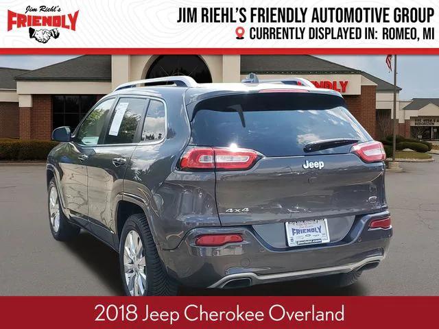 2018 Jeep Cherokee Overland 4x4 2018 Jeep Cherokee Overland 4x4