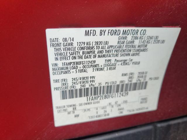 2015 Ford Taurus SEL