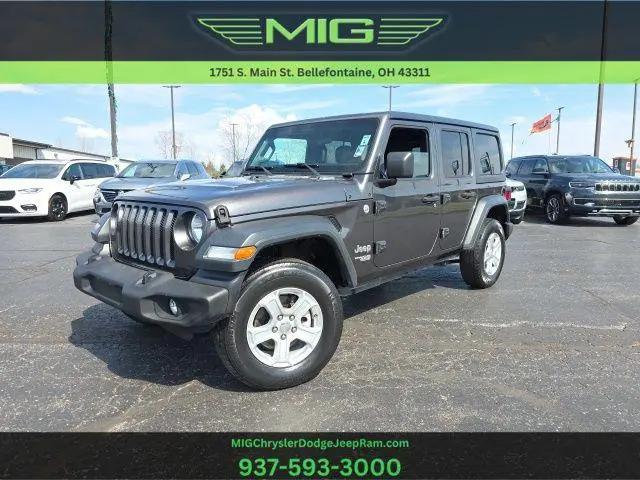 2020 Jeep Wrangler Sport S 4X4 for sale in Bellefontaine, OH