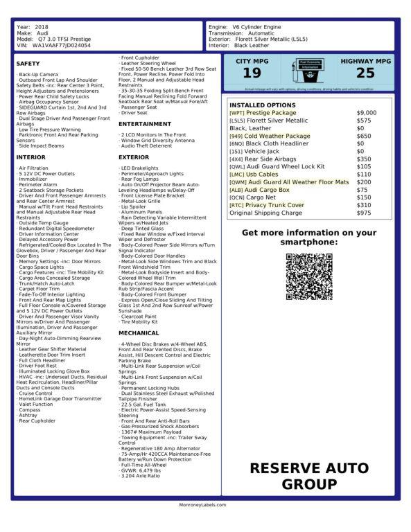 Used 2018 Audi Q7 For Sale in Addison, TX