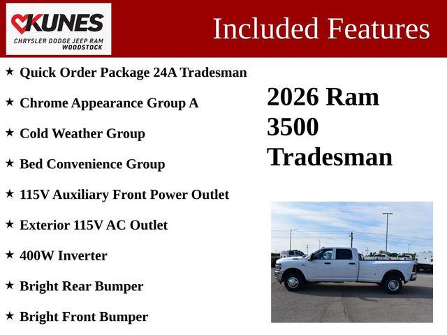 2026 RAM Ram 3500 RAM 3500 TRADESMAN CREW CAB 4X4 8 BOX