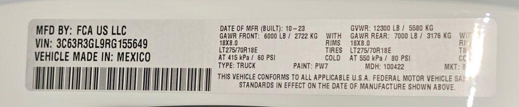 2024 Ram 3500 Tradesman Crew Cab 4x4 8' Box