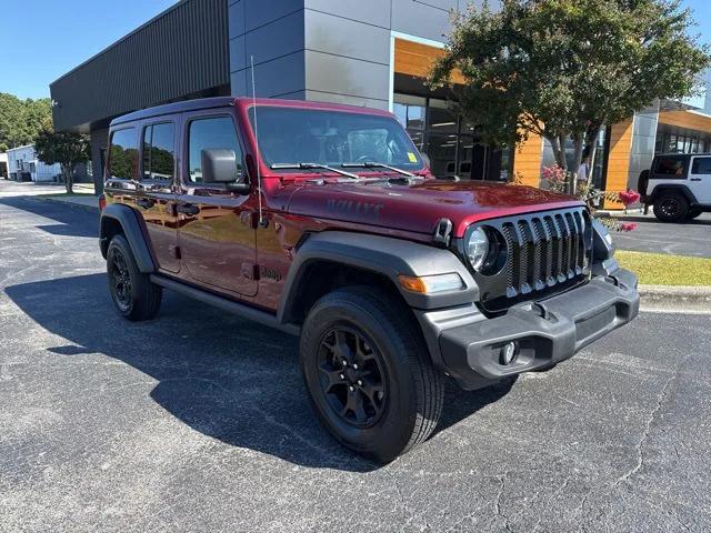 2021 Jeep Wrangler Unlimited Willys 4x4 2021 Jeep Wrangler Unlimited Willys 4x4