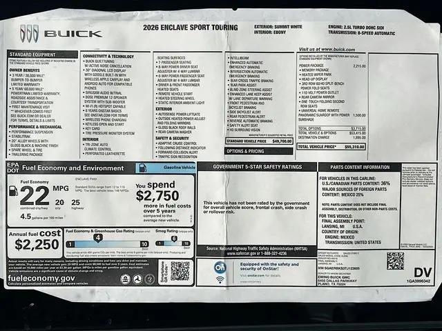 2026 Buick Enclave Sport Touring