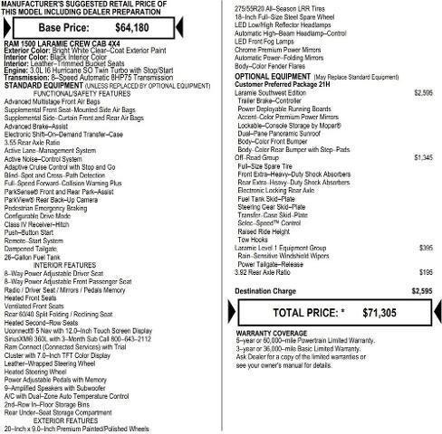 2026 RAM Ram 1500 RAM 1500 LARAMIE CREW CAB 4X4 57 BOX 2026 RAM Ram 1500 RAM 1500 LARAMIE CREW CAB 4X4 57 BOX