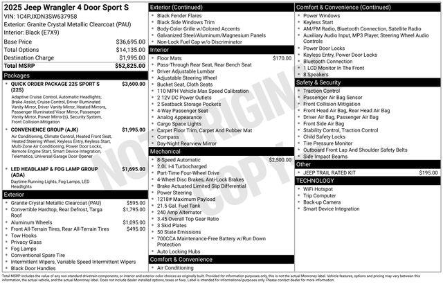 2025 Jeep Wrangler 4-Door Summit 4x4