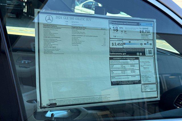 2026 Mercedes-Benz GLE GLE 580 4MATIC