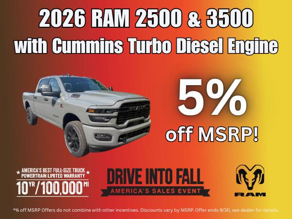 2026 RAM 2500 RAM 2500 TRADESMAN CREW CAB 4X4 8 BOX