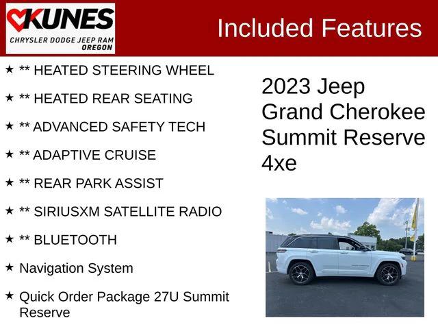 2023 Jeep Grand Cherokee 4xe Summit Reserve