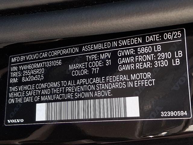 2026 Volvo XC60 Plug-In Hybrid T8 Ultra