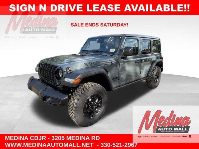 2025 Jeep Wrangler WRANGLER 4-DOOR WILLYS 2025 Jeep Wrangler WRANGLER 4-DOOR WILLYS