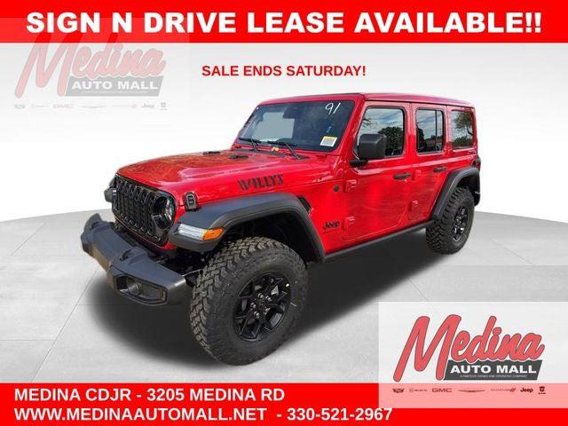 2025 Jeep Wrangler WRANGLER 4-DOOR WILLYS 2025 Jeep Wrangler WRANGLER 4-DOOR WILLYS