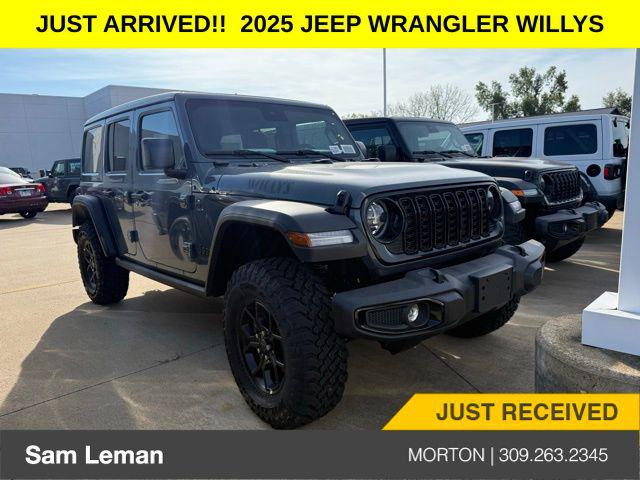 2025 Jeep Wrangler WRANGLER 4-DOOR WILLYS 2025 Jeep Wrangler WRANGLER 4-DOOR WILLYS