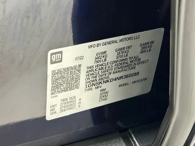 2022 Chevrolet Tahoe 4WD LT