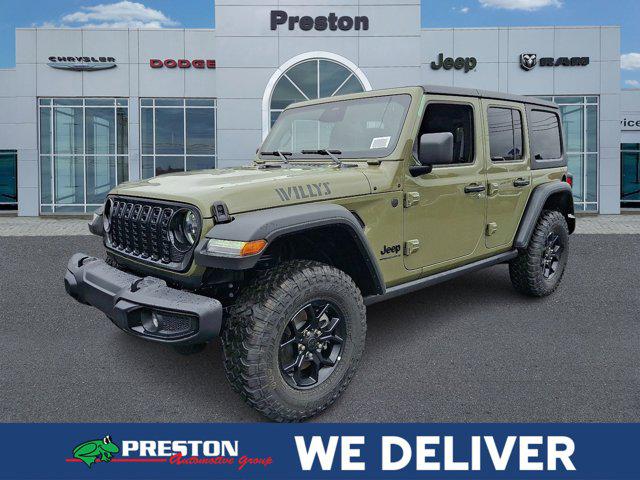 2025 Jeep Wrangler 4-Door Willys 4x4 for sale in Millsboro, DE