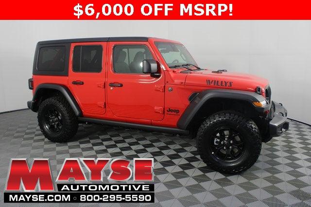 2026 Jeep Wrangler WRANGLER 4-DOOR WILLYS 2026 Jeep Wrangler WRANGLER 4-DOOR WILLYS