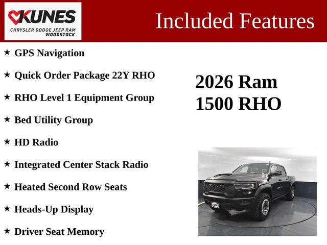 2026 RAM Ram 1500 RAM 1500 RHO CREW CAB 4X4 57 BOX