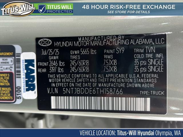 2026 Hyundai Santa Cruz SEL