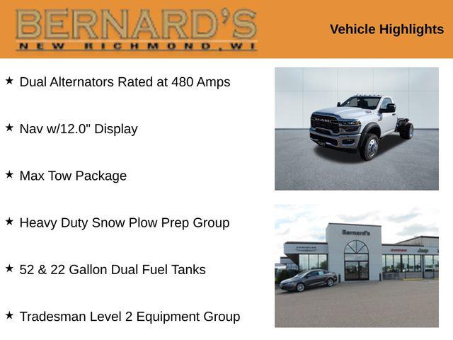 2026 RAM Ram 5500 Chassis Cab RAM 5500 TRADESMAN CHASSIS REGULAR CAB 4X4 60 CA 2026 RAM Ram 5500 Chassis Cab RAM 5500 TRADESMAN CHASSIS REGULAR CAB 4X4 60 CA
