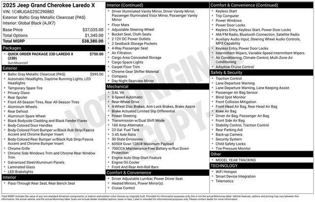 2025 Jeep Grand Cherokee Laredo X 4x2