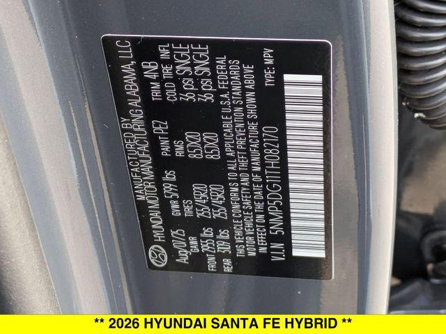 2026 Hyundai Santa Fe Hybrid Calligraphy