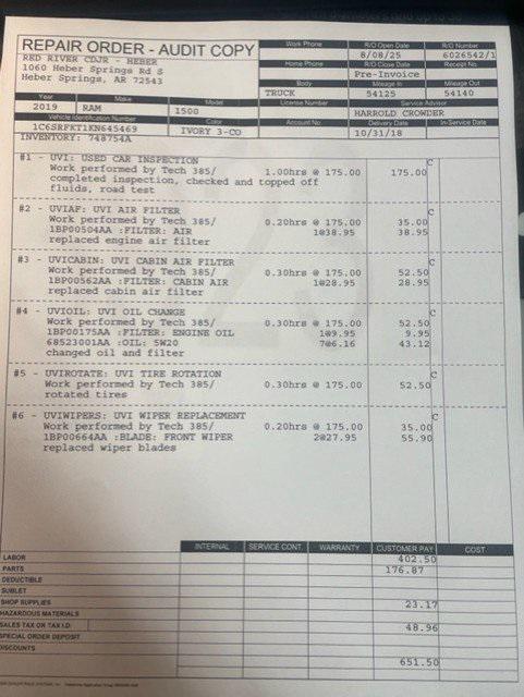 2019 RAM 1500 Longhorn Crew Cab 4x4 57 Box 2019 RAM 1500 Longhorn Crew Cab 4x4 57 Box