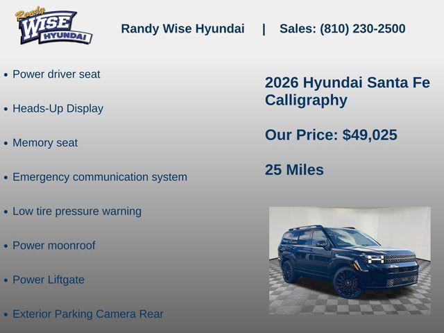 2026 Hyundai Santa Fe Calligraphy