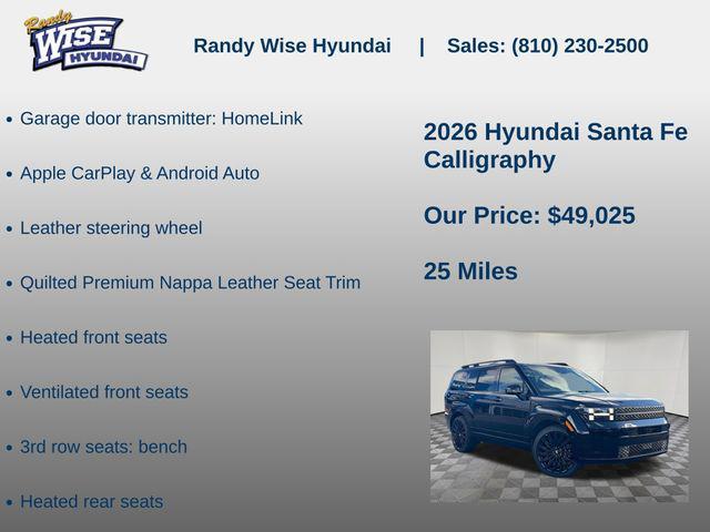 2026 Hyundai Santa Fe Calligraphy