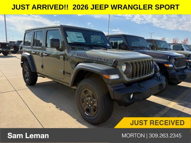 2026 Jeep Wrangler WRANGLER 4-DOOR SPORT 2026 Jeep Wrangler WRANGLER 4-DOOR SPORT
