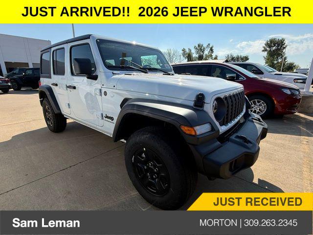 2026 Jeep Wrangler WRANGLER 4-DOOR SPORT 2026 Jeep Wrangler WRANGLER 4-DOOR SPORT