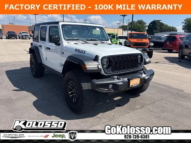 2024 Jeep Wrangler 4-Door Willys 4x4 2024 Jeep Wrangler 4-Door Willys 4x4