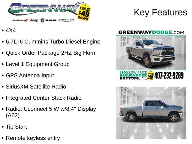 2024 RAM 2500 Big Horn Crew Cab 4x4 64 Box