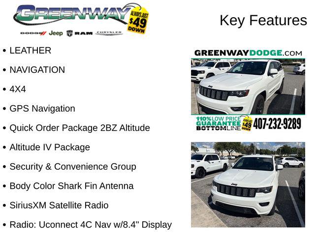 2018 Jeep Grand Cherokee Altitude 4x4