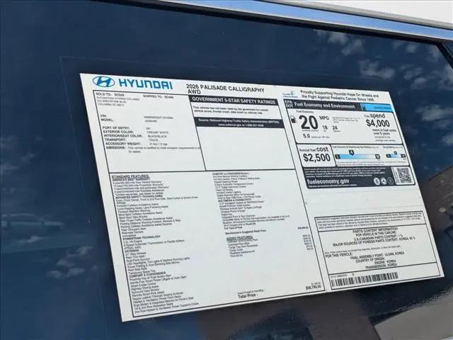2026 Hyundai Palisade Calligraphy