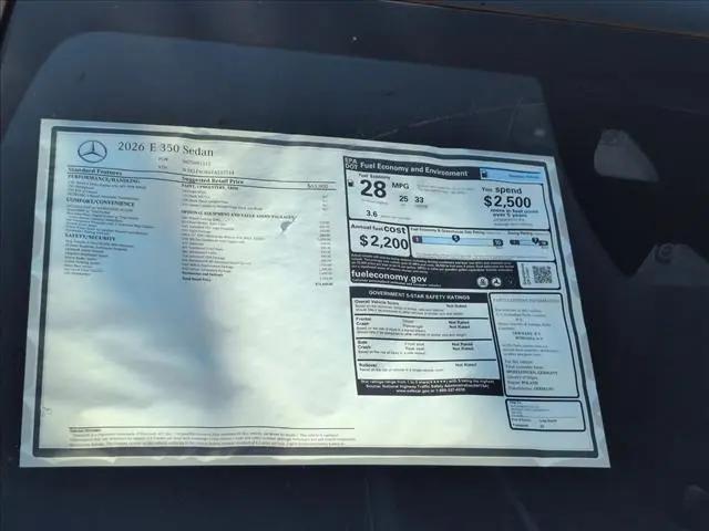 2026 Mercedes-Benz E 350 E 350