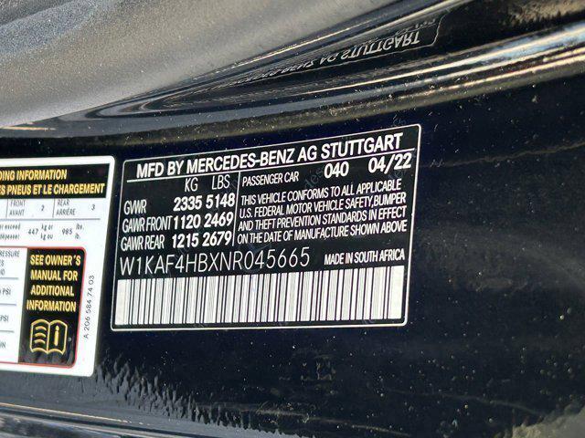 2022 Mercedes-Benz C-CLASS C 300 4MATIC Sedan