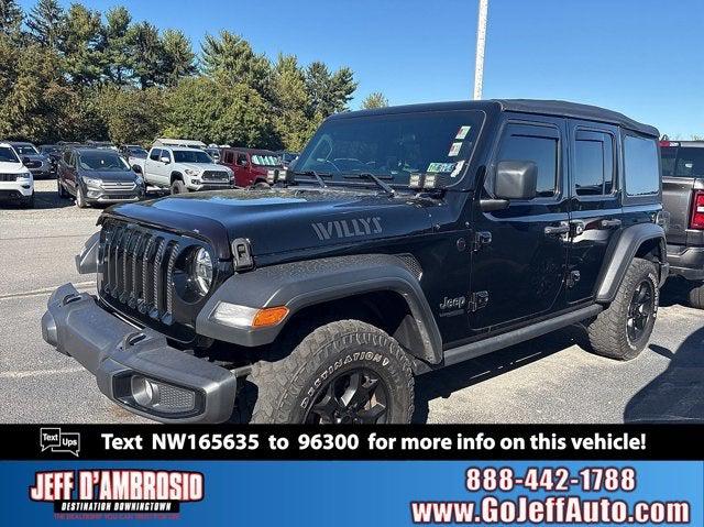 2022 Jeep Wrangler Unlimited Willys 4x4 2022 Jeep Wrangler Unlimited Willys 4x4